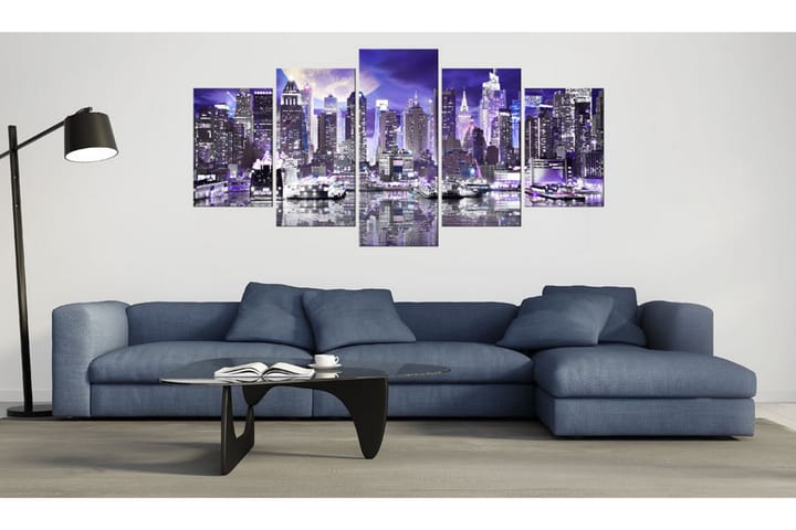 Taulu Moonlit Night In New York City 100x50 - Artgeist sp. z o. o. - Sisustustuotteet - Taulu & taide - Canvas-taulu