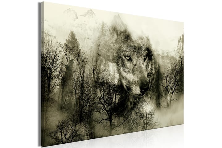 Taulu Mountain Predator (1 Part) Wide Beige 120x80 - Artgeist sp. z o. o. - Sisustustuotteet - Taulu & taide - Canvas-taulu