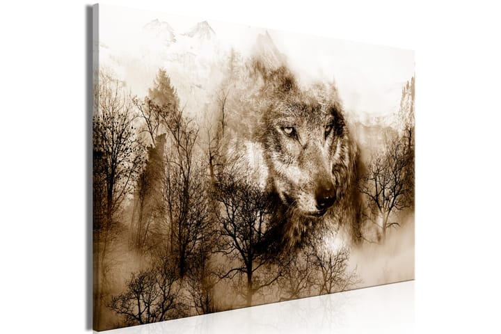 Taulu Mountain Predator (1 Part) Wide Brown 120x80 - Artgeist sp. z o. o. - Sisustustuotteet - Taulu & taide - Canvas-taulu