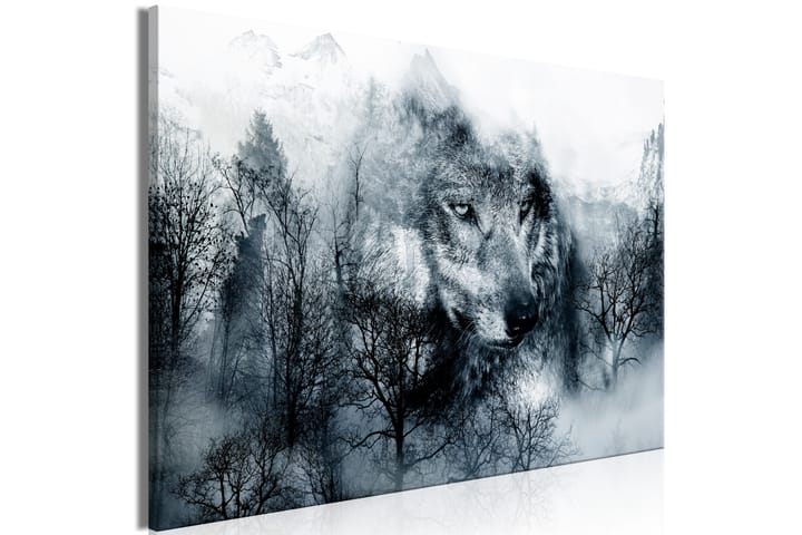 Taulu Mountain Predator (1 Part) Wide Black and White 90x60 - Artgeist sp. z o. o. - Sisustustuotteet - Taulu & taide - Canvas-taulu