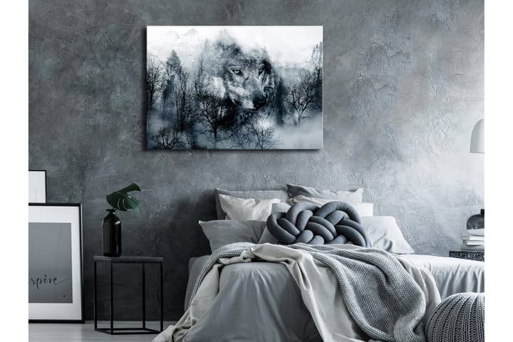 Taulu Mountain Predator Wide Black and White 120x80 - Artgeist sp. z o. o. - Sisustustuotteet - Taulu & taide - Canvas-taulu