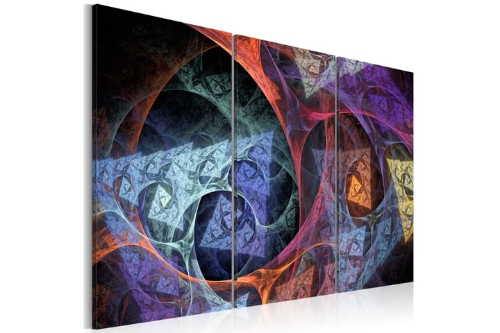 Taulu Mysterious Colors Abstraction 120x80 - Artgeist sp. z o. o. - Canvas-taulu - Seinäkoristeet