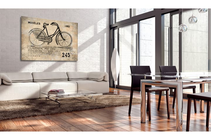 Taulu N° 1245 Bicyclette 120x80 - Artgeist sp. z o. o. - Canvas-taulu - Seinäkoristeet