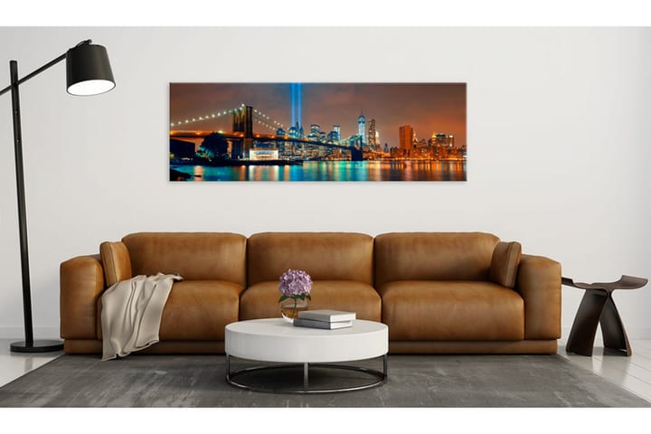 Taulu New York City: Beautiful Night 135x45 - Artgeist sp. z o. o. - Sisustustuotteet - Taulu & taide - Canvas-taulu