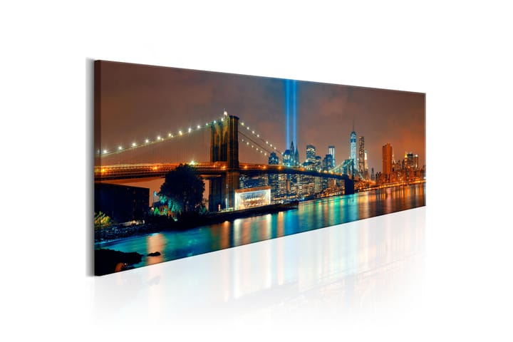 Taulu New York City: Beautiful Night 135x45 - Artgeist sp. z o. o. - Sisustustuotteet - Taulu & taide - Canvas-taulu