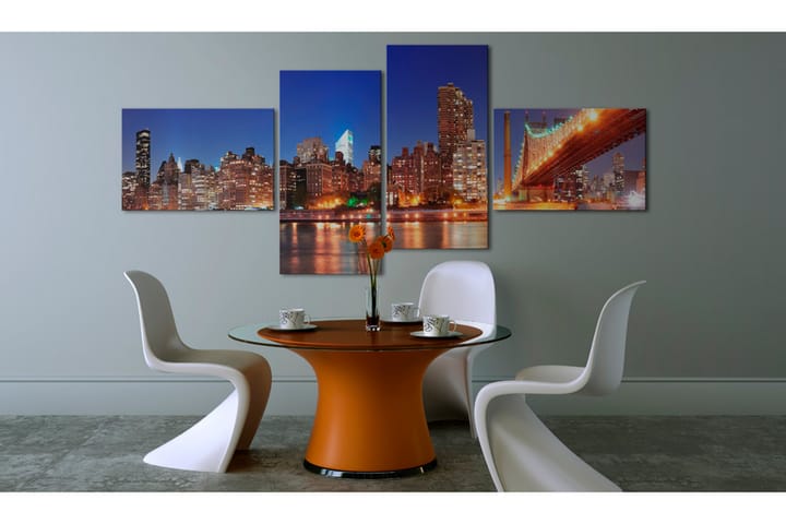 Taulu Night Panorama Nyc 100x45 - Artgeist sp. z o. o. - Sisustustuotteet - Taulu & taide - Canvas-taulu