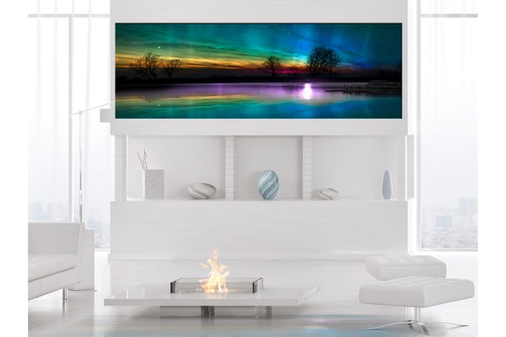 Taulu Rainbow Aurora (1 Part) Narrow 120x40 - Artgeist sp. z o. o. - Canvas-taulu - Seinäkoristeet