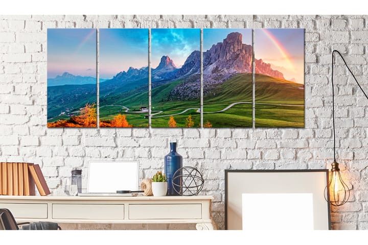 Taulu Rainbow In The Alps 200x80 - Artgeist sp. z o. o. - Sisustustuotteet - Taulu & taide - Canvas-taulu