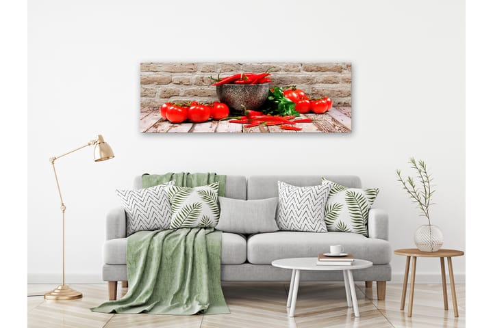 Taulu Red Vegetables (1 Part) Brick Narrow 135x45 - Artgeist sp. z o. o. - Sisustustuotteet - Taulu & taide - Canvas-taulu