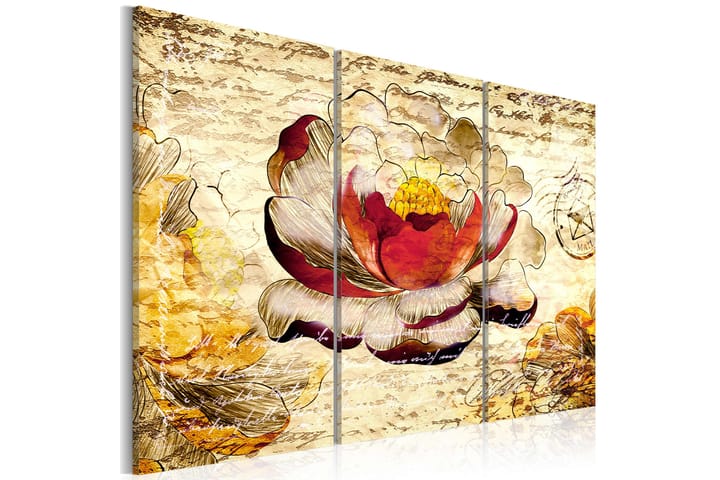 Taulu Retro Flower 60x40 - Artgeist sp. z o. o. - Sisustustuotteet - Taulu & taide - Canvas-taulu