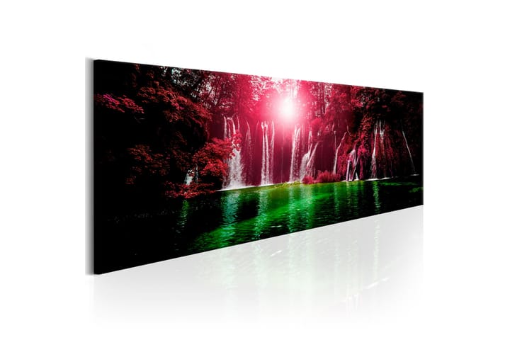 Taulu Ruby Waterfalls 135x45 - Artgeist sp. z o. o. - Canvas-taulu - Seinäkoristeet