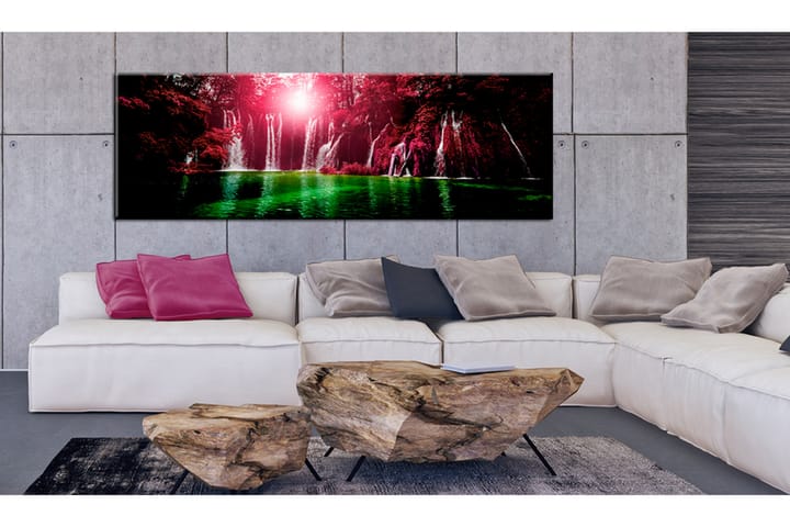 Taulu Ruby Waterfalls 135x45 - Artgeist sp. z o. o. - Sisustustuotteet - Taulu & taide - Canvas-taulu