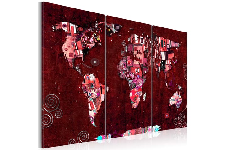 Taulu Ruby World 90x60 - Artgeist sp. z o. o. - Canvas-taulu - Seinäkoristeet