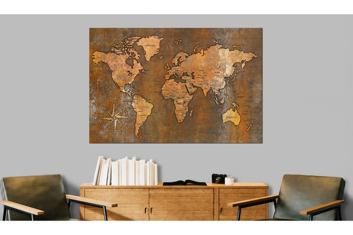 Taulu Rusty World 120x80 - Artgeist sp. z o. o. - Sisustustuotteet - Taulu & taide - Canvas-taulu