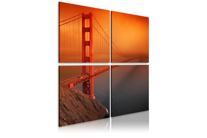 Taulu San Francisco Golden Gate Bridge 90x90 - Artgeist sp. z o. o. - Sisustustuotteet - Taulu & taide - Canvas-taulu