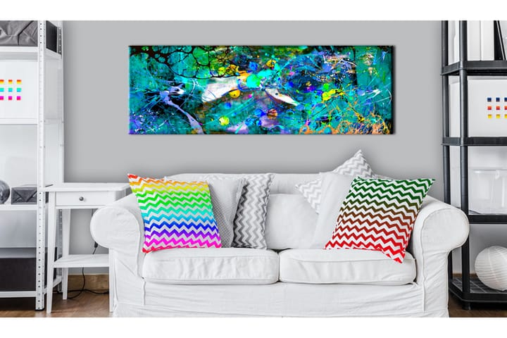 Taulu Sapphire Jungle 120x40 - Artgeist sp. z o. o. - Sisustustuotteet - Taulu & taide - Canvas-taulu