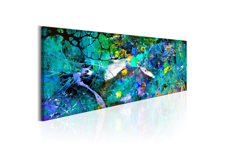 Taulu Sapphire Jungle 120x40 - Artgeist sp. z o. o. - Sisustustuotteet - Taulu & taide - Canvas-taulu