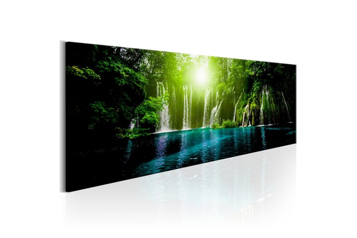 Taulu Sapphire Lake 135x45 - Artgeist sp. z o. o. - Canvas-taulu - Seinäkoristeet