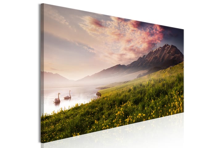 Taulu Sayram Lake (1 Part) Narrow 150x50 - Artgeist sp. z o. o. - Sisustustuotteet - Taulu & taide - Canvas-taulu