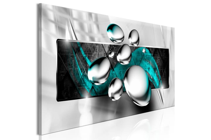 Taulu Shiny Stones (1 Part) Narrow Turquoise 135x45 - Artgeist sp. z o. o. - Sisustustuotteet - Taulu & taide - Canvas-taulu