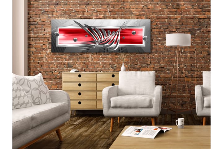 Taulu Silver Wings (1 Part) Narrow Red 150x50 - Artgeist sp. z o. o. - Sisustustuotteet - Taulu & taide - Canvas-taulu