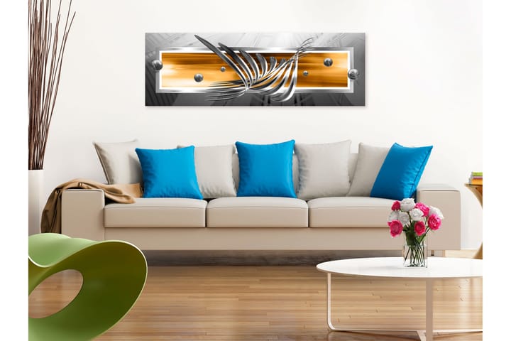 Taulu Silver Wings (1 Part) Narrow Orange 150x50 - Artgeist sp. z o. o. - Sisustustuotteet - Taulu & taide - Canvas-taulu