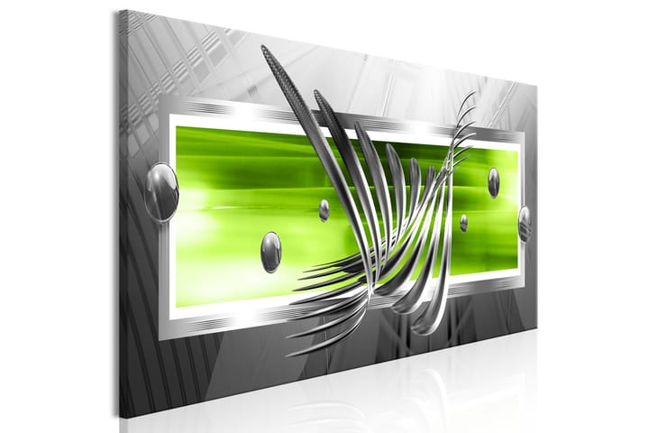 Taulu Silver Wings (1 Part) Narrow Green 150x50 - Artgeist sp. z o. o. - Sisustustuotteet - Taulu & taide - Canvas-taulu