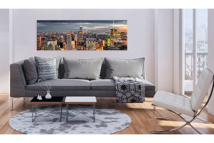 Taulu Sleepless in the City 135x45 - Artgeist sp. z o. o. - Canvas-taulu - Seinäkoristeet