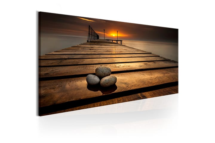 Taulu Stones on the Pier 120x40 - Artgeist sp. z o. o. - Canvas-taulu - Seinäkoristeet