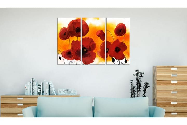 Taulu Sunny Afternoon And Poppies 120x80 - Artgeist sp. z o. o. - Sisustustuotteet - Taulu & taide - Canvas-taulu