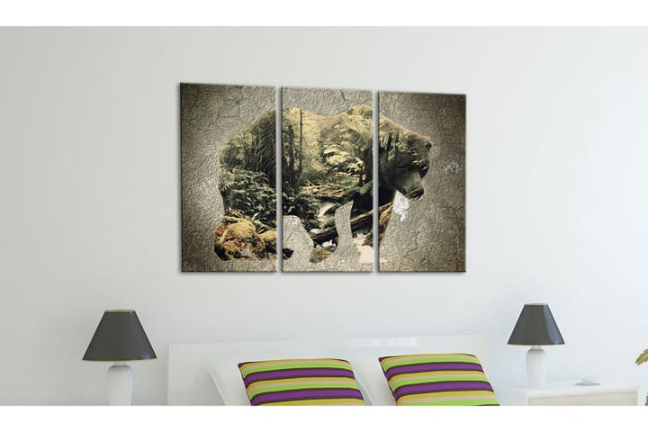 Taulu The Bear In The Forest 60x40 - Artgeist sp. z o. o. - Sisustustuotteet - Taulu & taide - Canvas-taulu