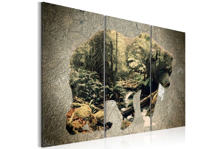 Taulu The Bear in the Forest 90x60 - Artgeist sp. z o. o. - Sisustustuotteet - Taulu & taide - Canvas-taulu