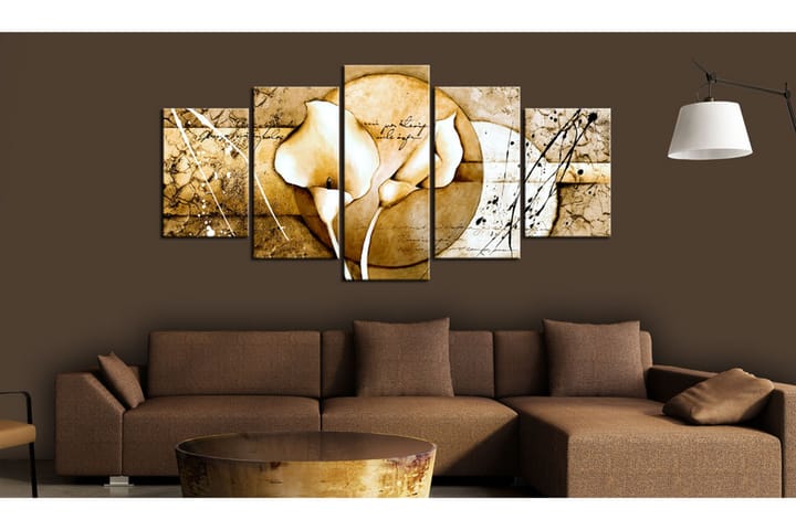 Taulu The Secret Of Calla Lily Beige 200x100 - Artgeist sp. z o. o. - Sisustustuotteet - Taulu & taide - Canvas-taulu