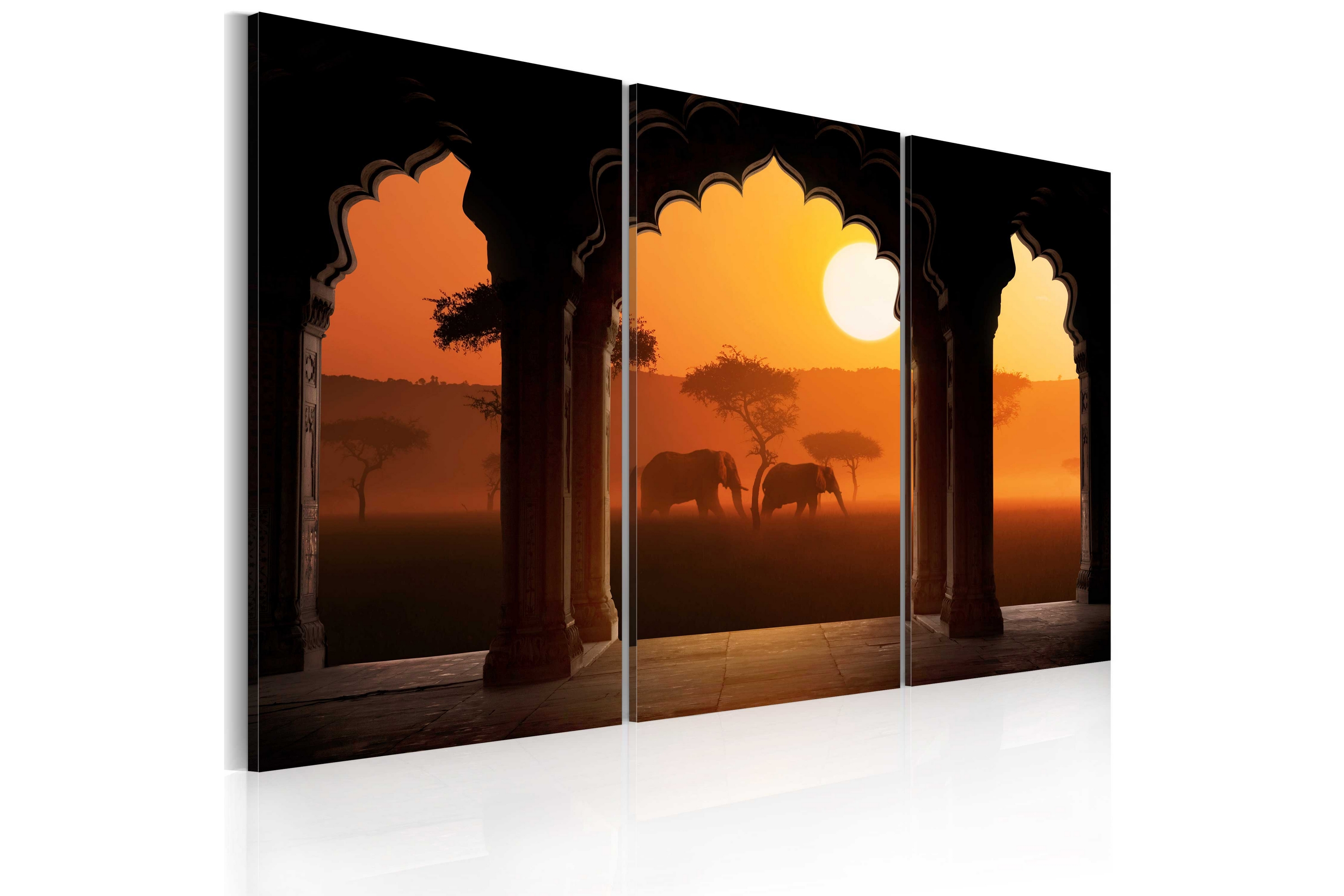 Taulu The Tranquillity Of Africa Triptych 120x80 - Artgeist sp. z o. o.