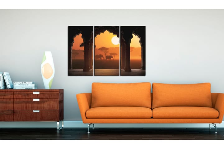 Taulu The Tranquillity Of Africa Triptych 120x80 - Artgeist sp. z o. o. - Sisustustuotteet - Taulu & taide - Canvas-taulu