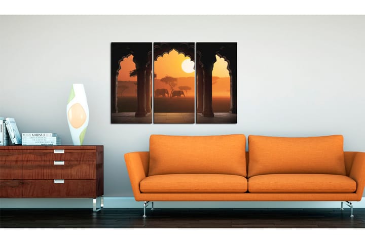 Taulu The tranquillity of Africa triptych 90x60 - Artgeist sp. z o. o. - Sisustustuotteet - Taulu & taide - Canvas-taulu