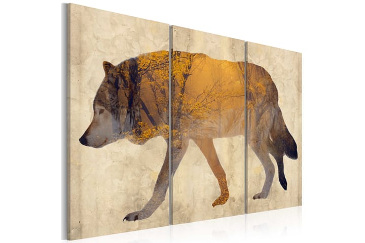 Taulu The Wandering Wolf 60x40 - Artgeist sp. z o. o. - Sisustustuotteet - Taulu & taide - Canvas-taulu