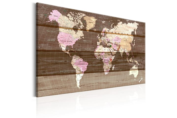 Taulu The Wooden World 90x60 - Artgeist sp. z o. o. - Sisustustuotteet - Taulu & taide - Canvas-taulu