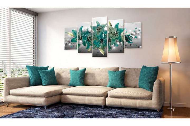 Taulu Turquoise Bouquet 100x50 - Artgeist sp. z o. o. - Sisustustuotteet - Taulu & taide - Canvas-taulu