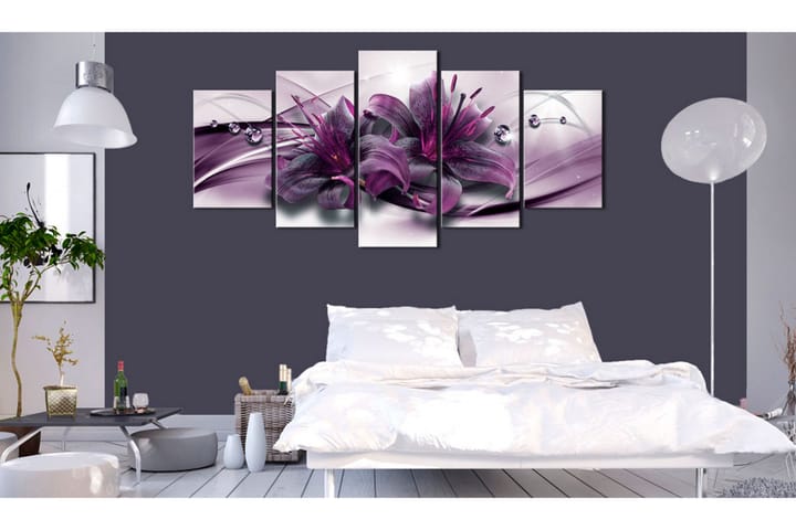 Taulu Violet Lily 200x100 - Artgeist sp. z o. o. - Sisustustuotteet - Taulu & taide - Canvas-taulu