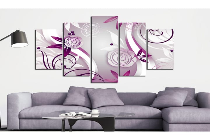 Taulu Violet Roses 200x100 - Artgeist sp. z o. o. - Sisustustuotteet - Taulu & taide - Canvas-taulu