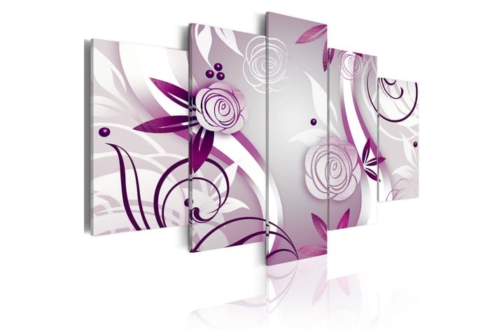 Taulu Violet Roses 200x100 - Artgeist sp. z o. o. - Sisustustuotteet - Taulu & taide - Canvas-taulu