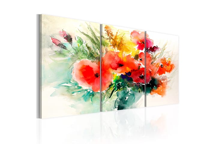 Taulu Watercolor Bouquet 60x30 - Artgeist sp. z o. o. - Sisustustuotteet - Taulu & taide - Canvas-taulu