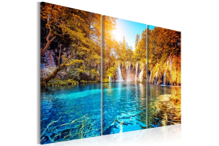 Taulu Waterfalls Of Sunny Forest 90x60 - Artgeist sp. z o. o. - Sisustustuotteet - Taulu & taide - Canvas-taulu