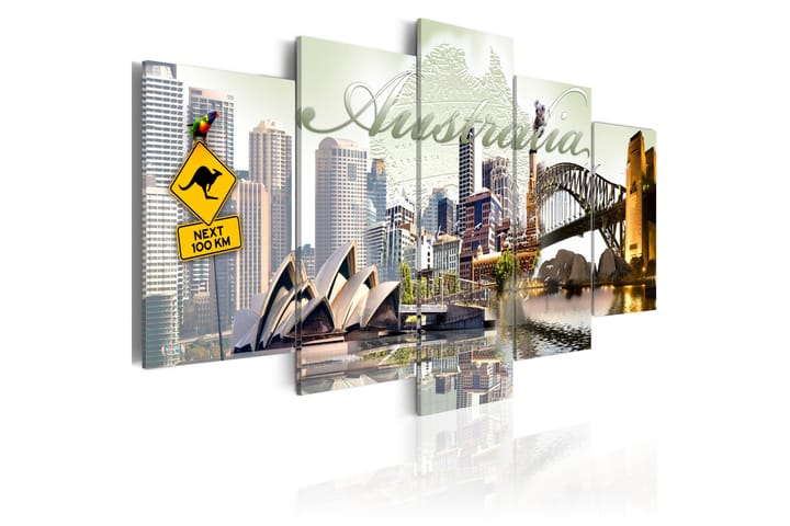 Taulu Welcome to Australia! 100x50 - Artgeist sp. z o. o. - Sisustustuotteet - Taulu & taide - Canvas-taulu