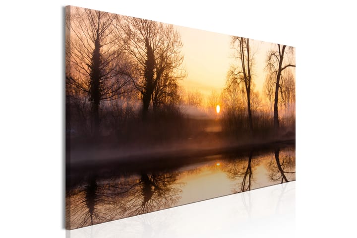 Taulu Winter Sunset (1 Part) Narrow 135x45 - Artgeist sp. z o. o. - Sisustustuotteet - Taulu & taide - Canvas-taulu