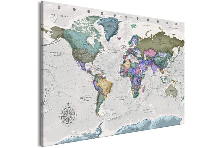 Taulu World Destinations (1 Part) Wide 120x80 - Artgeist sp. z o. o. - Sisustustuotteet - Taulu & taide - Canvas-taulu