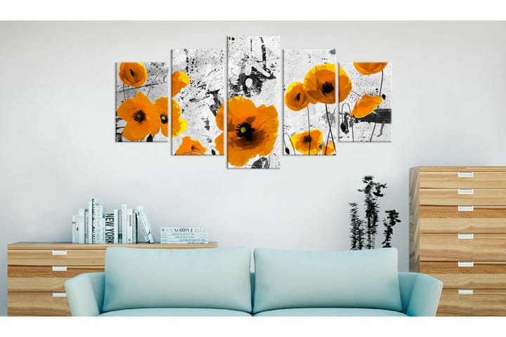 Taulu Poppies In The Royal Color 200x100 - Artgeist sp. z o. o. - Sisustustuotteet - Taulu & taide - Canvas-taulu