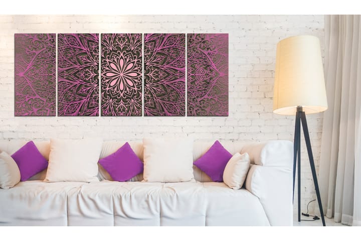 Taulu Pink Mandala 200x80 - Artgeist sp. z o. o. - Sisustustuotteet - Taulu & taide - Canvas-taulu