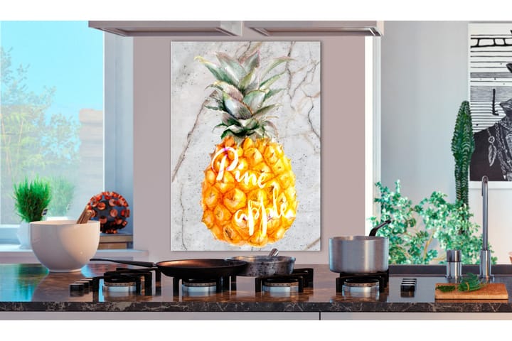 Taulu Pineapple and Marble (1 Part) Vertical 40x60 - Artgeist sp. z o. o. - Sisustustuotteet - Taulu & taide - Canvas-taulu